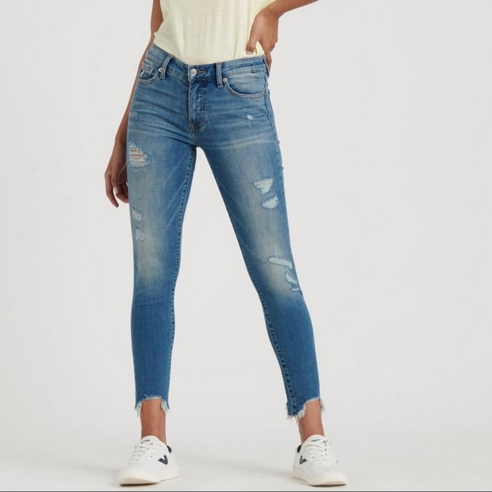 LUCKY BRAND Women’s Mid Rise Ava Skinny Jeans, Size 26